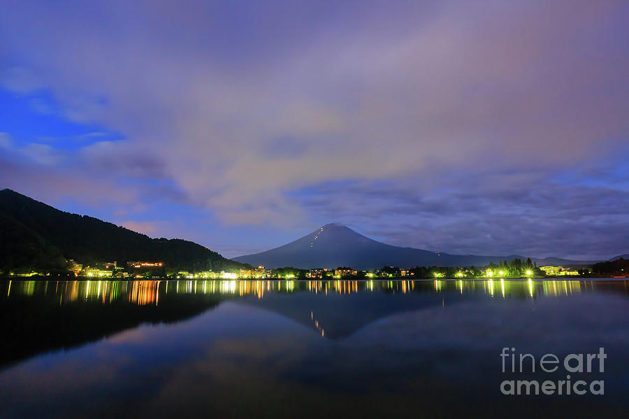 The Famous Mount Fuji At Lake Kawaguchi Photograph