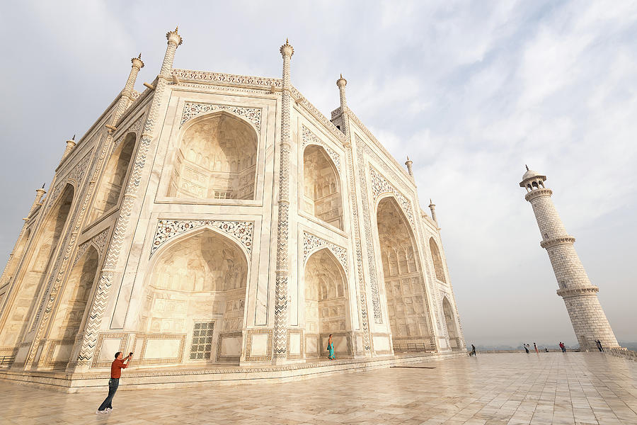 The famous Taj Mahal India Photograph by Michalakis Ppalis