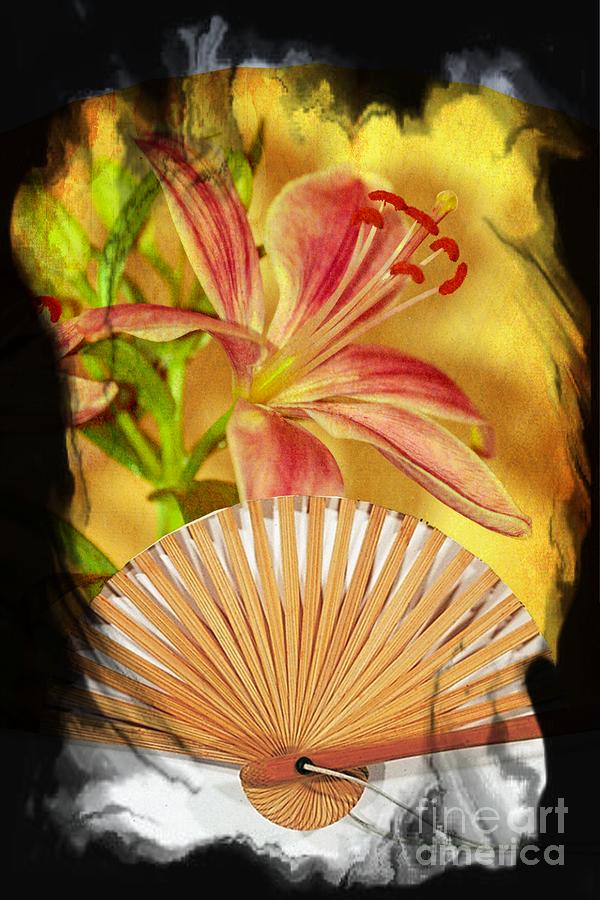 Lily Photograph - The Fan by Sherman Perry