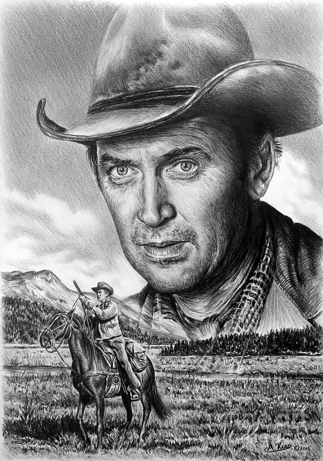 The Far Country Drawing by Andrew Read