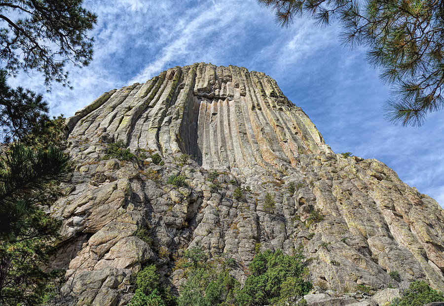 The Far Side of Devils Tower Photograph by John M Bailey