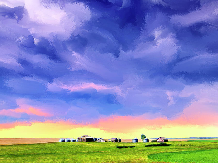 The Farm Painting by Dominic Piperata