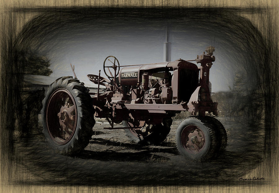 The Farmall Tractor Digital Art by Ernest Echols