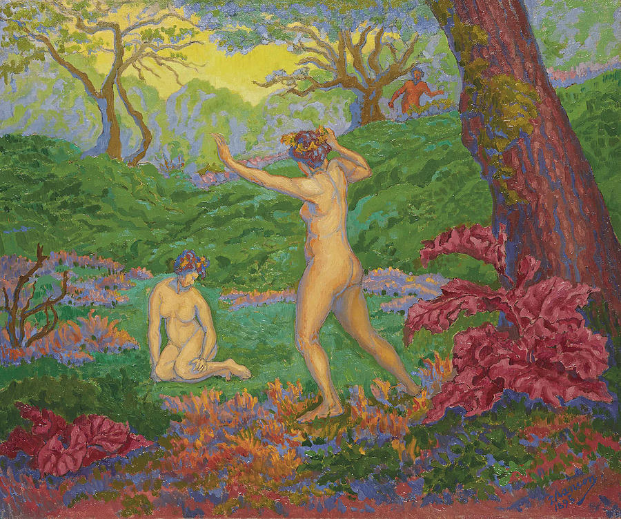 The Faun and Spring Painting by Paul Ranson