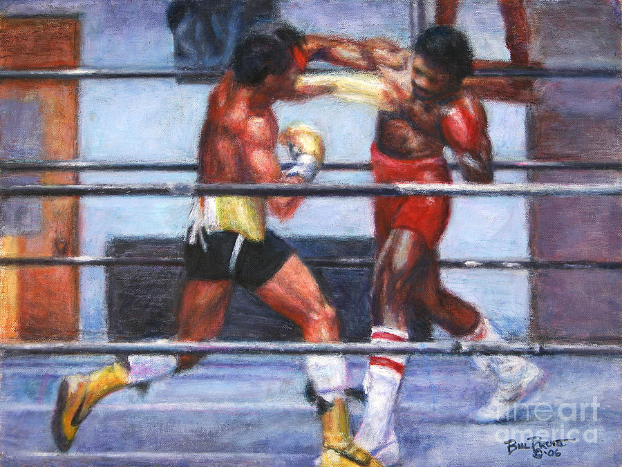 Sylvester Stallone Painting - The Favor - Rocky 3 by Bill Pruitt