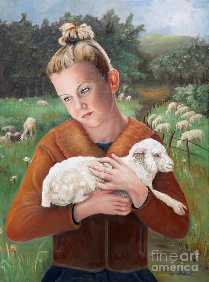 Easter Painting - The Favorite by Portraits By NC