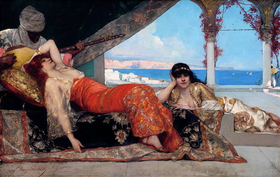 The Favorite of the Emir Painting by Jean Joseph Benjamin Constant