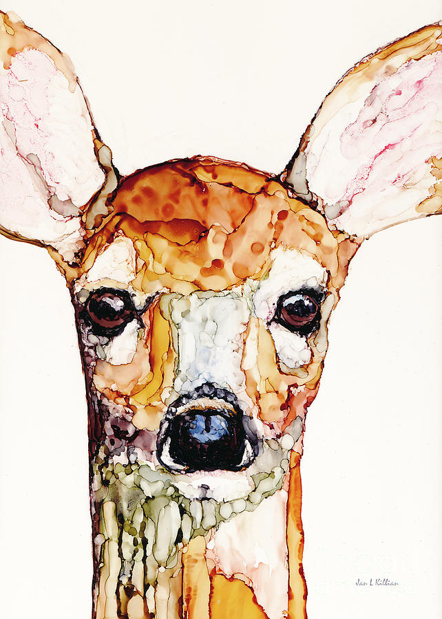 The Fawn Painting by Jan Killian