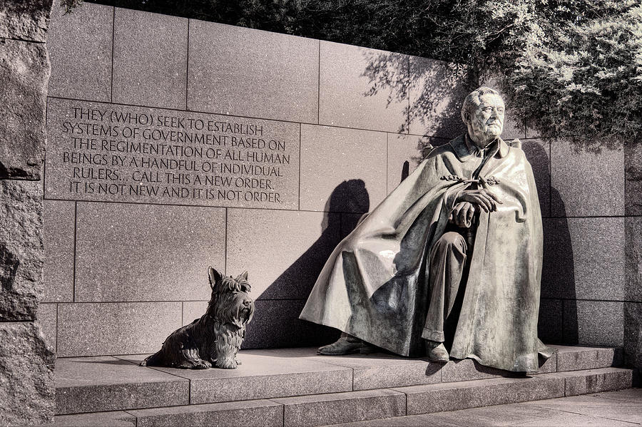 The FDR Memorial Photograph by JC Findley
