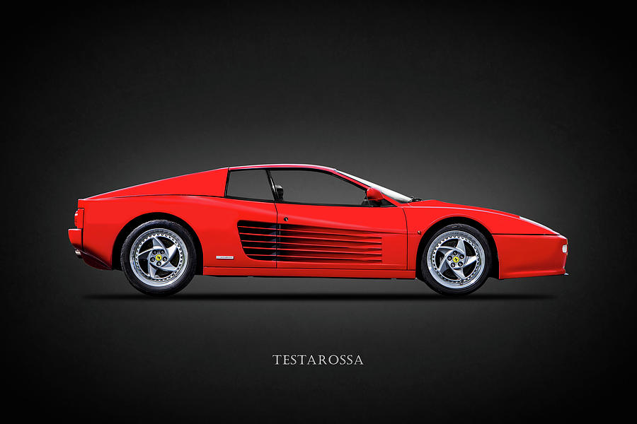 Car Photograph - The Ferrari Testarossa by Mark Rogan