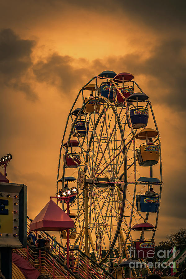 The Ferris wheel Photograph by Claudia M Photography