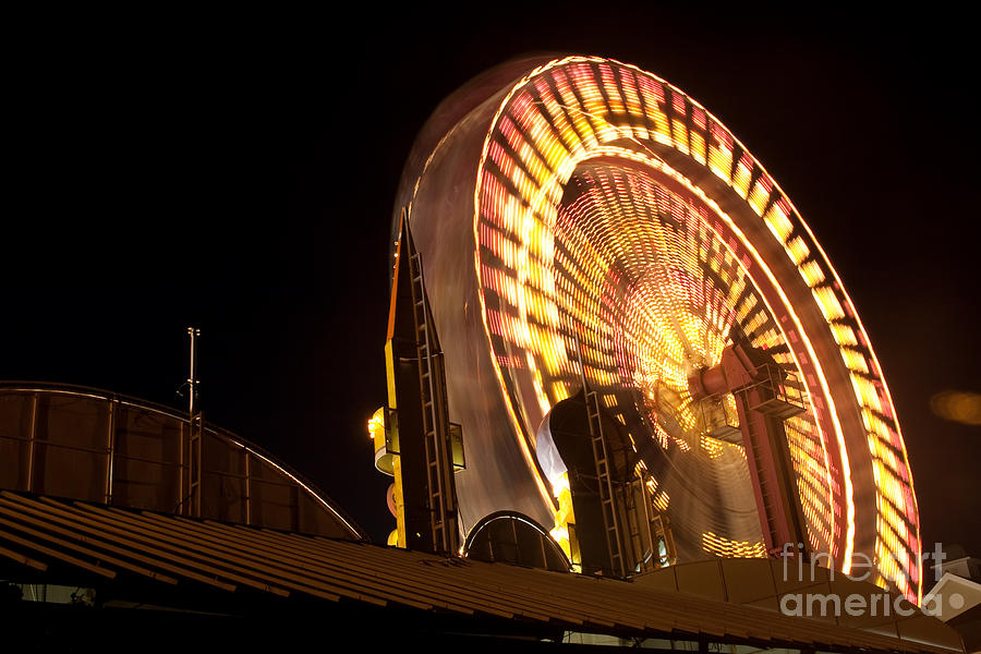 The Ferris Wheel Photograph by David Bishop