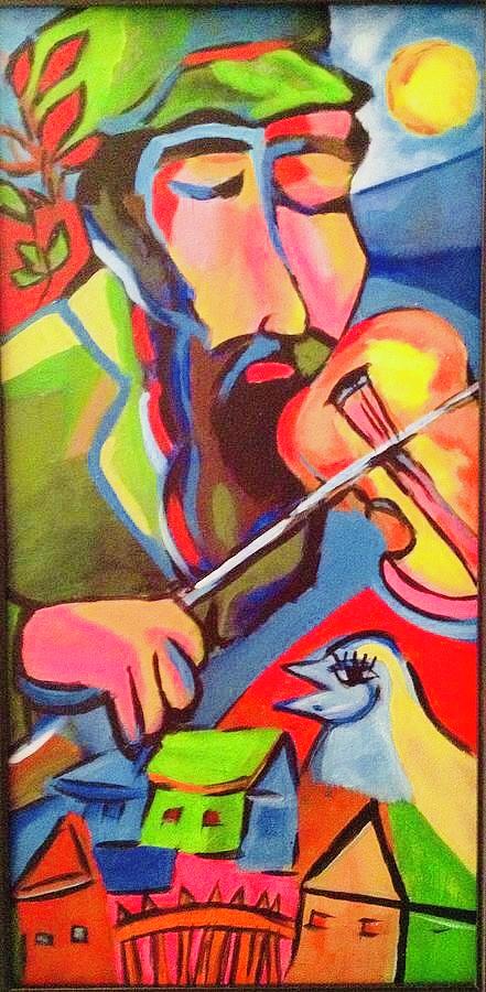 The Fiddler- SOLD to Raleigh, NC Painting by Christy Langa - Fine Art ...