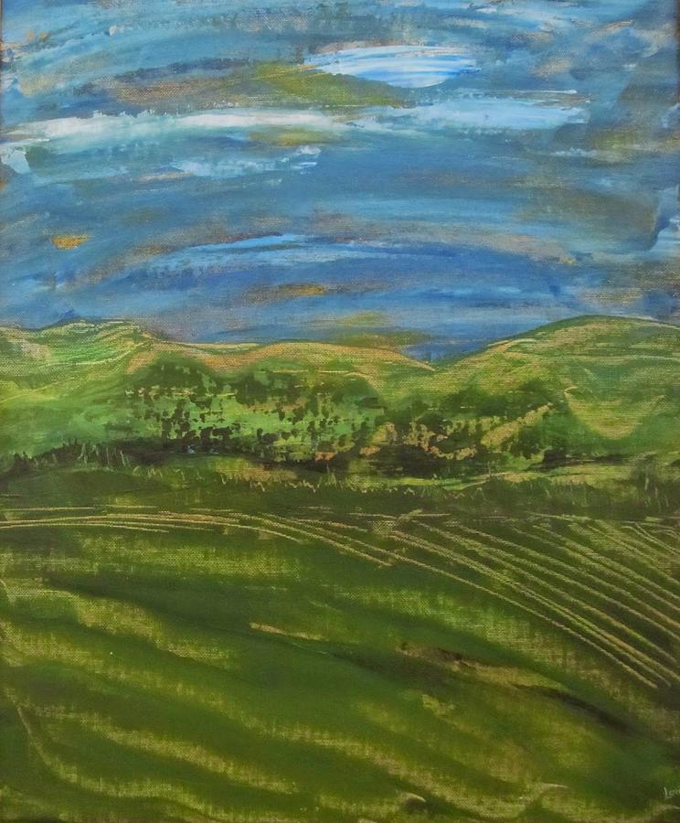 The Field Painting by Lorraine Centrella