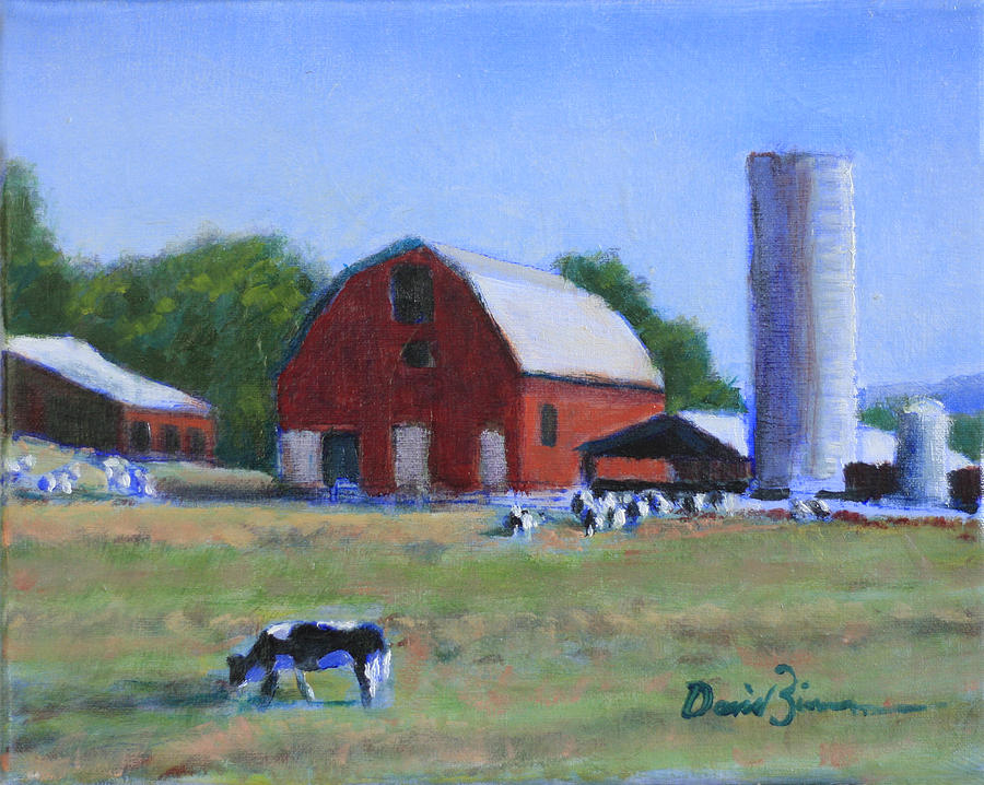 The Fields Of Wake County Painting by David Zimmerman