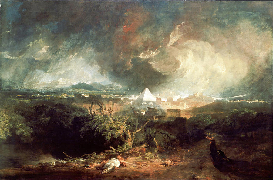 The Fifth Plague of Egypt Painting by Joseph Mallord Turner - Fine Art ...