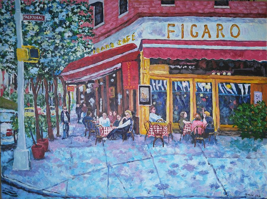 The Figaro Painting by Lucille Femine | Fine Art America