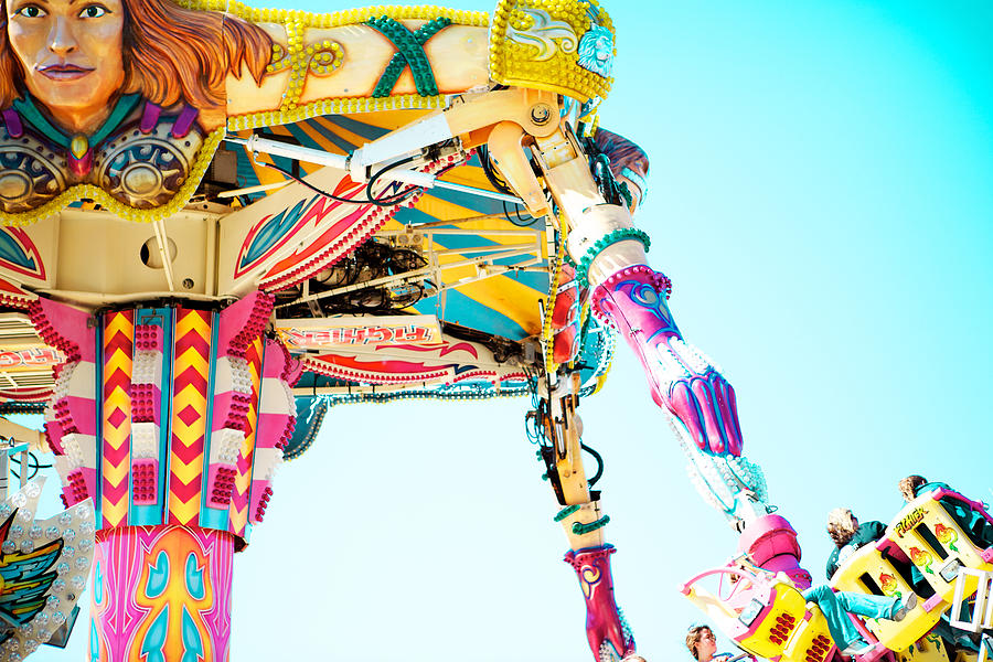Carnival Ride Photograph - The Fighter by Kim Fearheiley