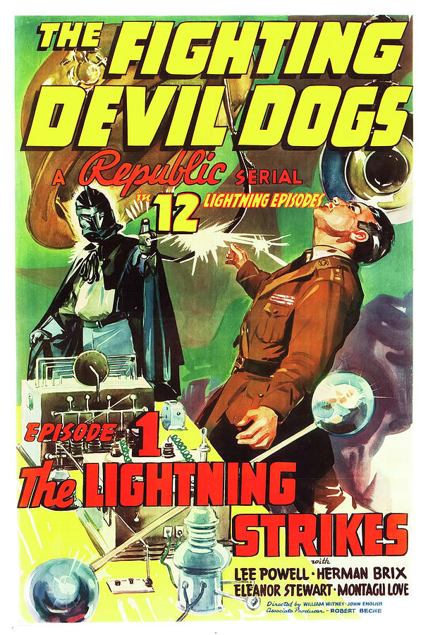Movie Mixed Media - The Fighting Devil Dogs 1938 by Mountain Dreams