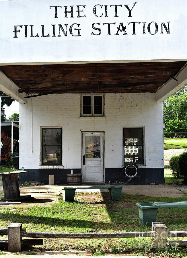 The Filling Station Photograph by Skip Willits