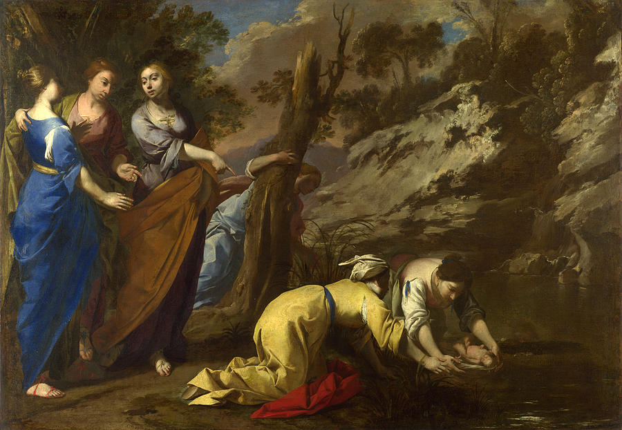The Finding of Moses Painting by Antonio de Bellis