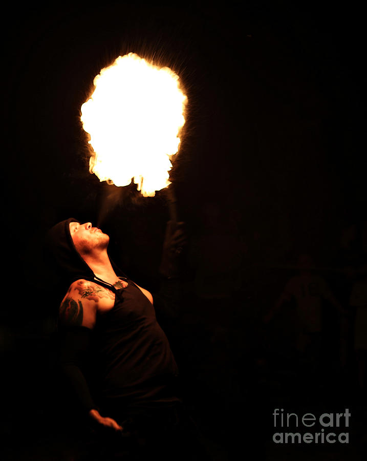 The Fire Breather Photograph by Elizabeth Winter