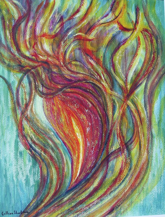 The Fire Dance Painting by Gillian Short - Fine Art America