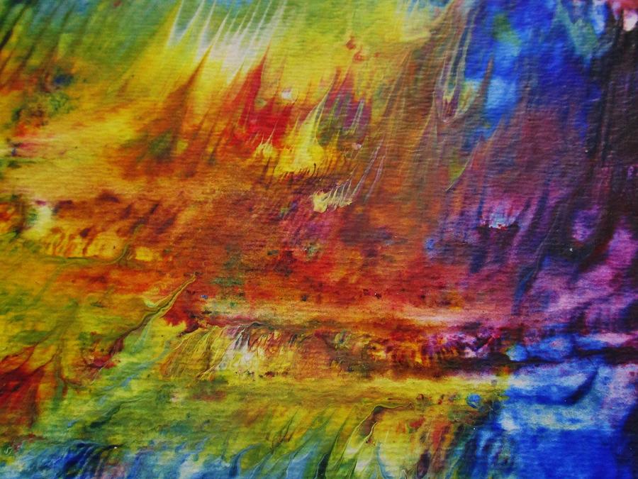 The Fire of Transformation Painting by Sharon Ackley