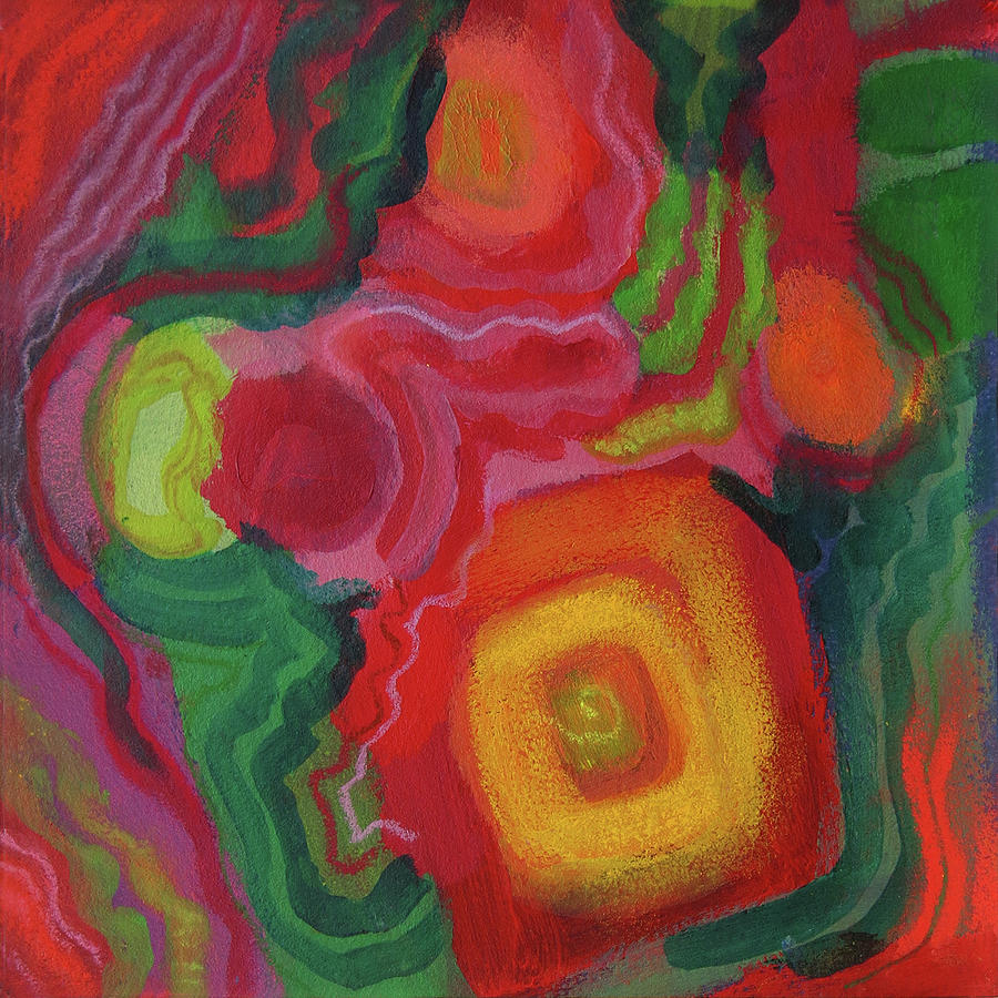 Abstract Pastel - The Fire Under my Foot by Edie Cohn