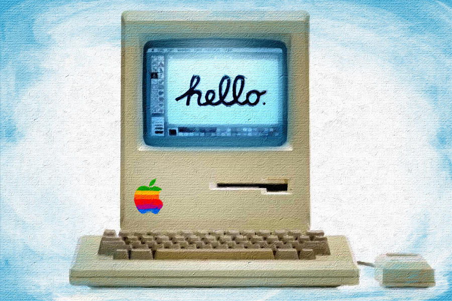 Vintage Painting - Hello Apple by Tony Rubino