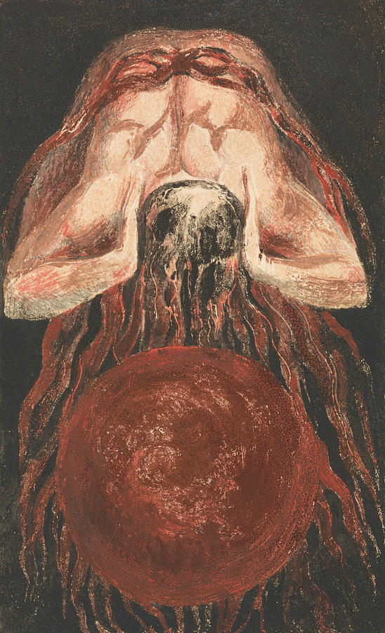 The First Book of Urizen, Plate 16 Relief by William Blake