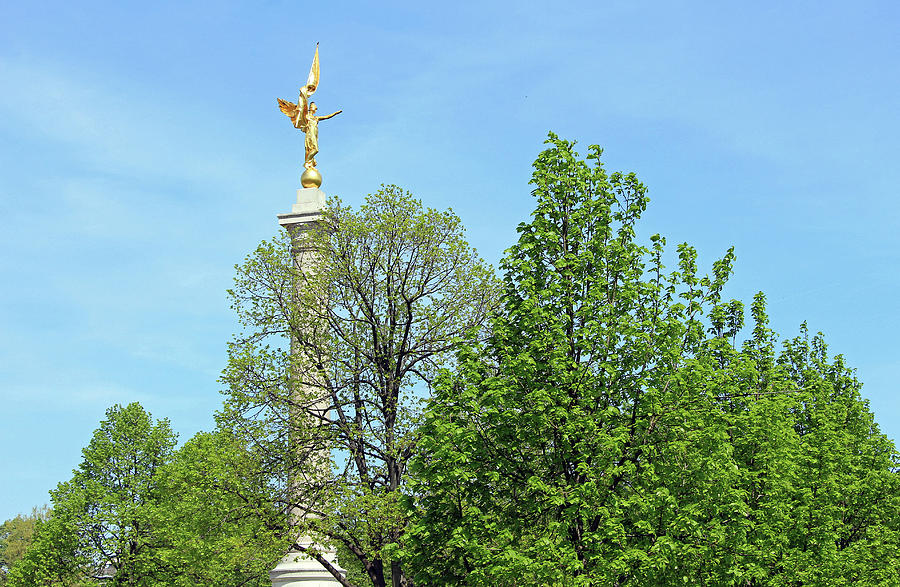 The First Division Monument In Green Photograph by Cora Wandel