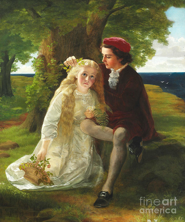 The first love Painting by Celestial Images