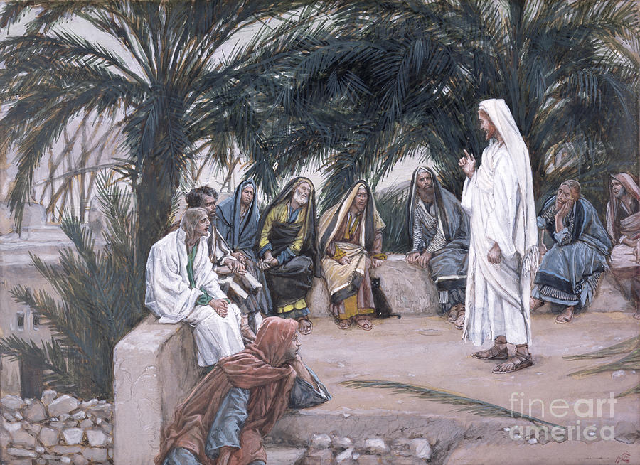 Jesus Christ Painting - The First Shall Be the Last by Tissot