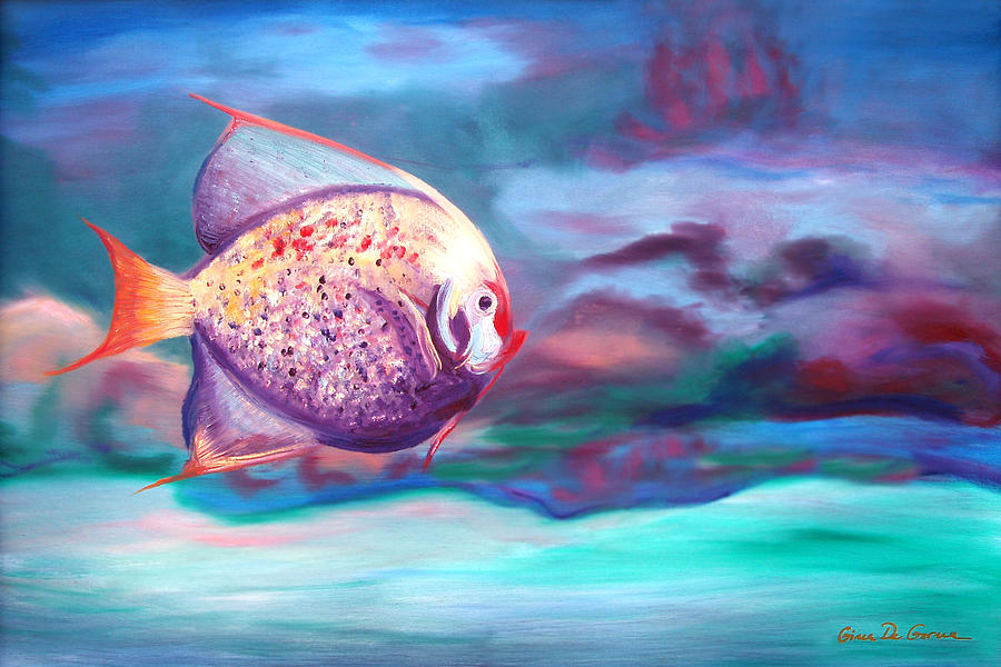 The Fish Painting by Gina De Gorna
