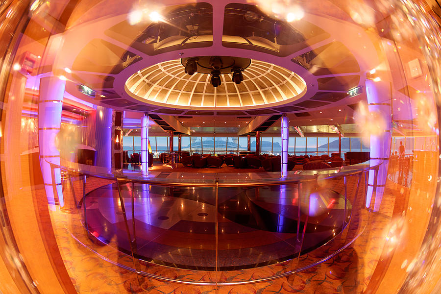 The Fishbowl -- Cruise Ship Lounge on the Brilliance of the Seas Photograph by Darin Volpe