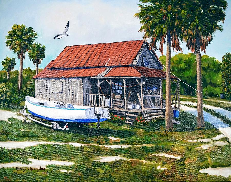 The Fisherman's Cottage Painting by Jerry SPANGLER - Fine Art America