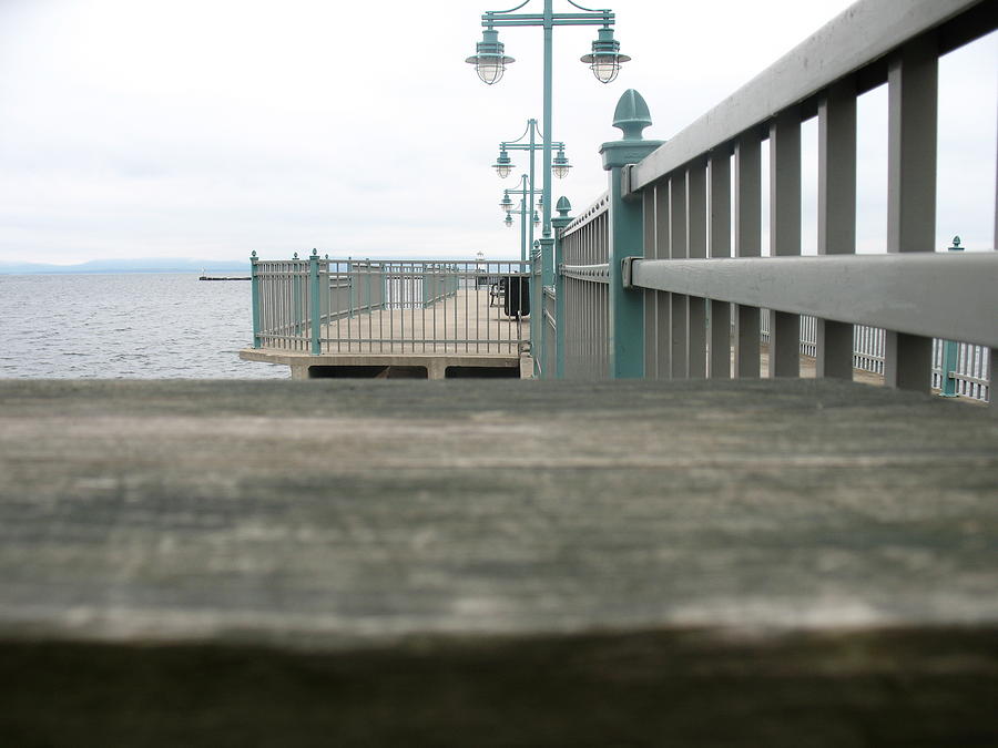 The Fishing Pier Photograph by Alan Chandler