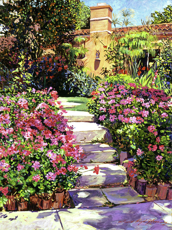 The Five Steps Painting by David Lloyd Glover