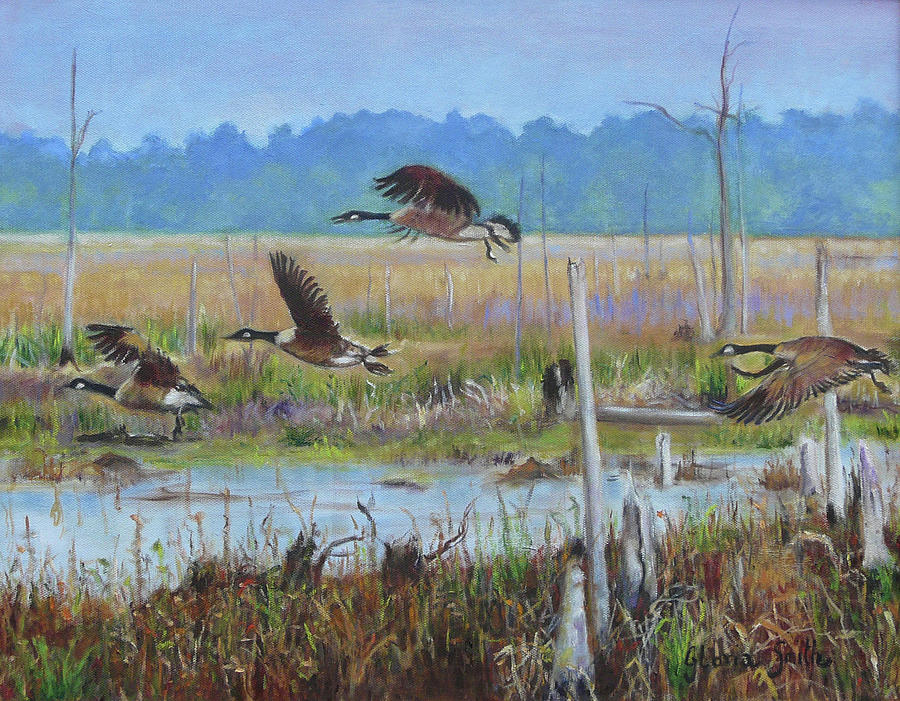 The Flight Painting by Gloria Smith