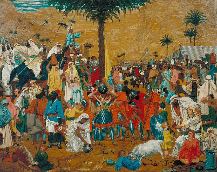 The Flight out of Egypt by Richard Dadd, circa 1849 Painting by Celestial Images