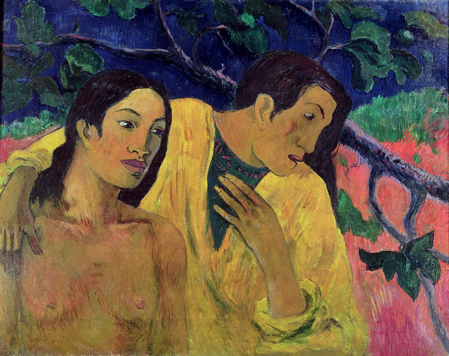 Paul Gauguin Painting - The Flight by Paul Gauguin