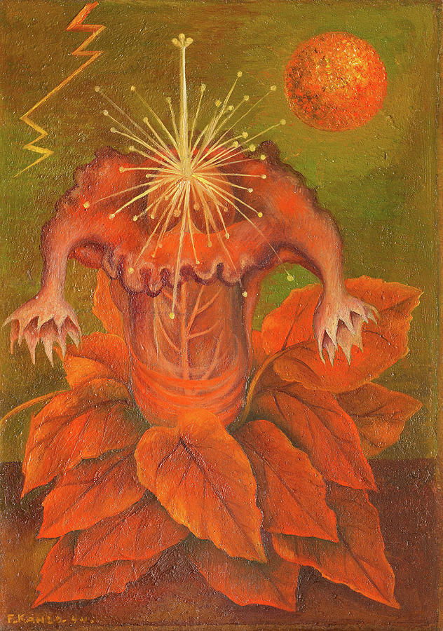 Frida Kahlo Painting - The Flower of Life by Frida Kahlo