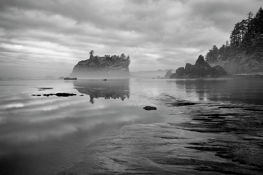 The Fog Lingers Photograph by Jon Glaser The Fog Lingers Photograph by Jon Glaser