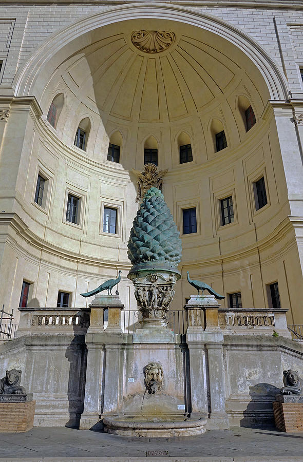 The Fontana Della Pigna In The Vatican City Photograph