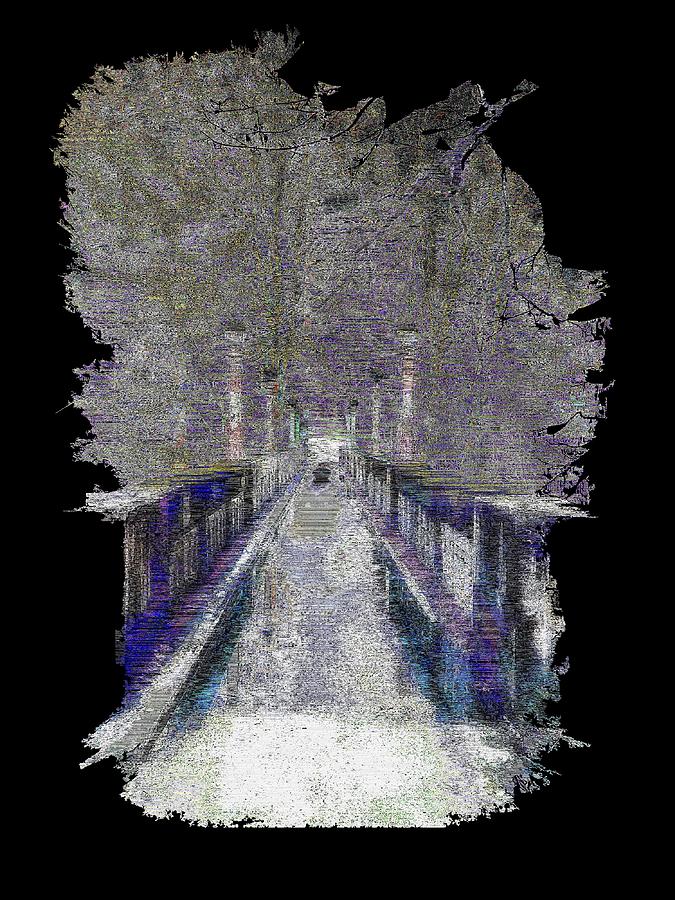 The Foot Bridge Digital Art by Tim Allen