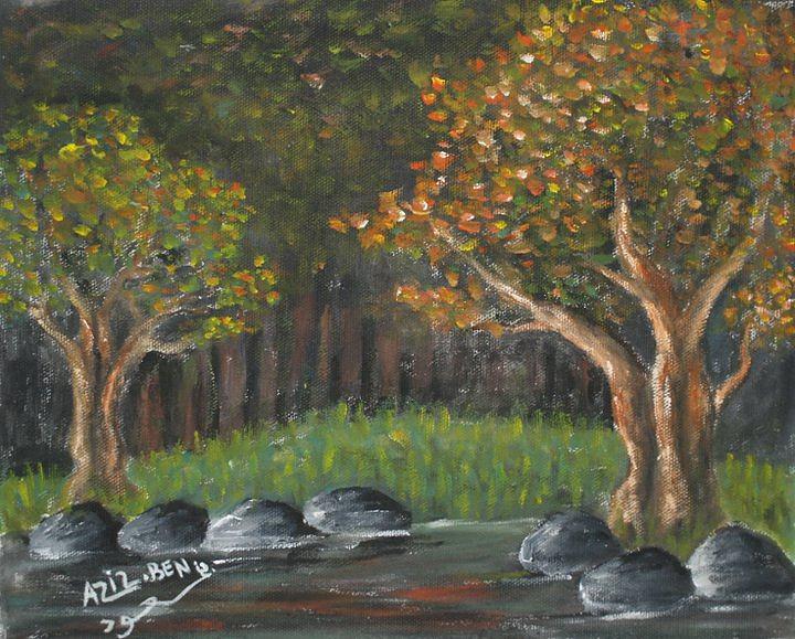 The Forest Painting by Aziz Ben The Forest Painting by Aziz Ben