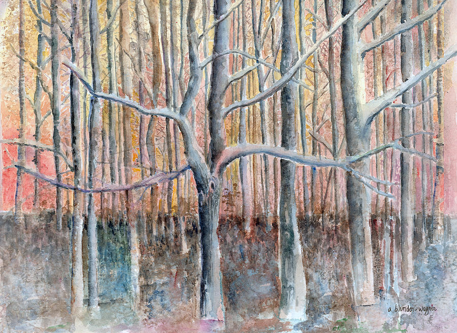 The Forest For The Trees Painting by Arline Wagner