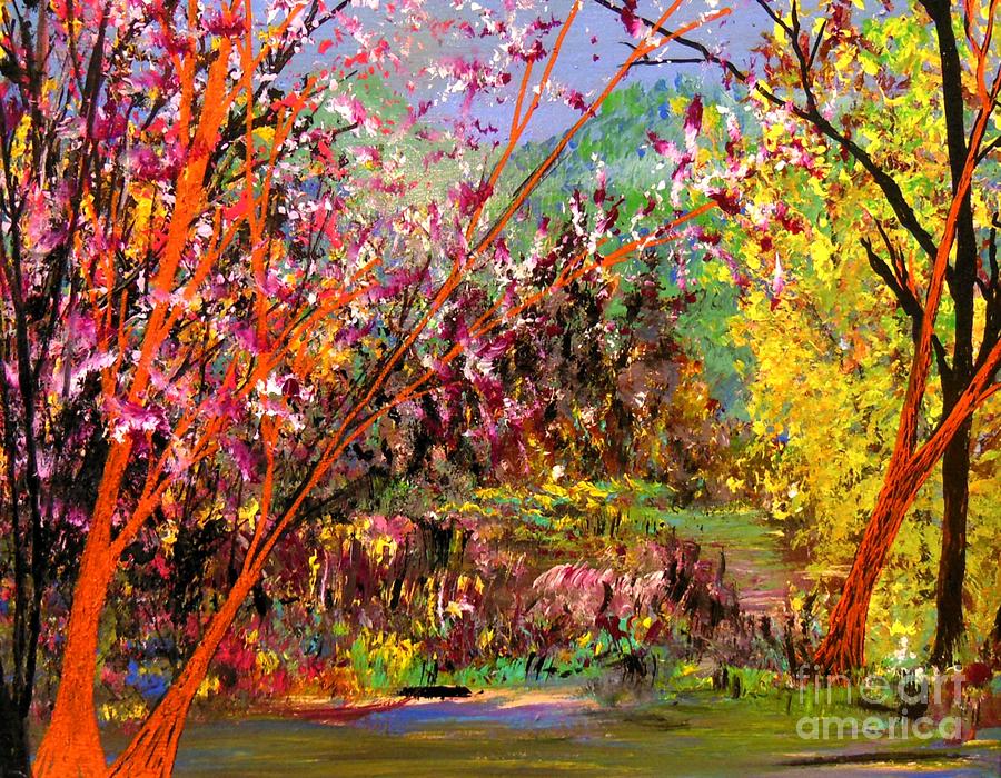 The Forest in Bloom Painting by James and Donna Daugherty