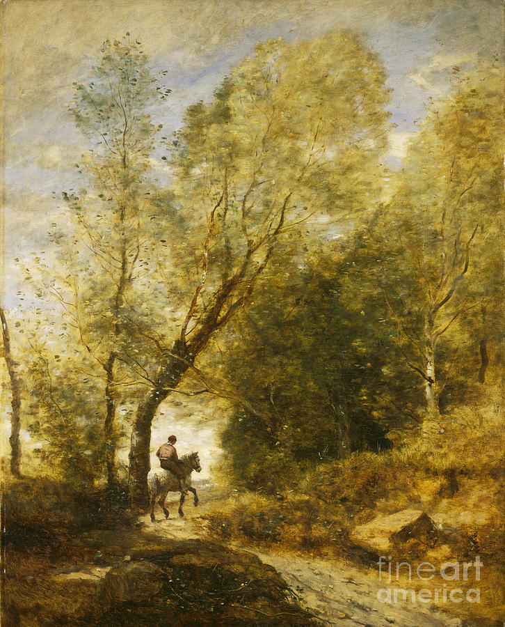 The Forest Of Coubron Painting by Jean-baptiste-camille Corot